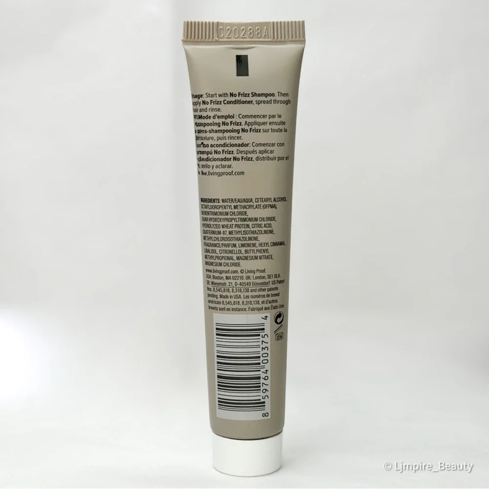 🆕 LIVING PROOF 3 pc Travel Set of No Frizz Shampoo, Conditioner & De-Frizzer